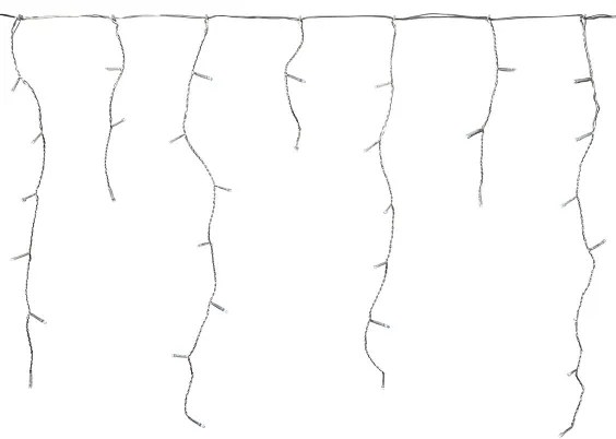 Nedis CLLC360C - Perdea luminoasă LED 360xLED/7 funcții, 14m, IP44, alb rece