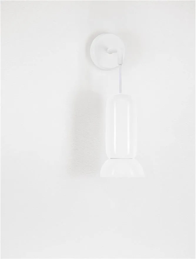 Aplica de perete ceramica alba PARLO