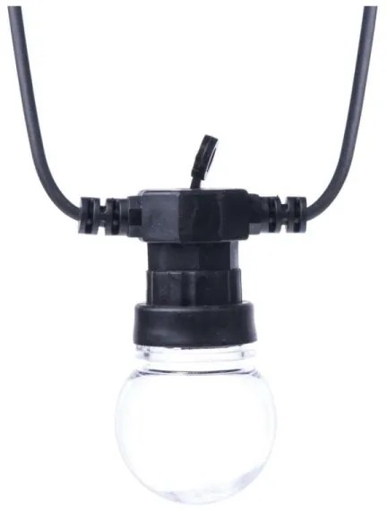 Lanț LED decorativ de exterior 10xLED/10m IP44 transparent