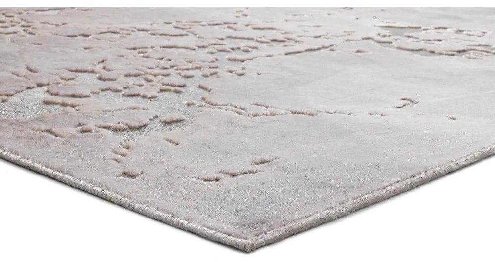 Covor din viscoză Universal Margot Marble, 200 x 300 cm, gri-bej