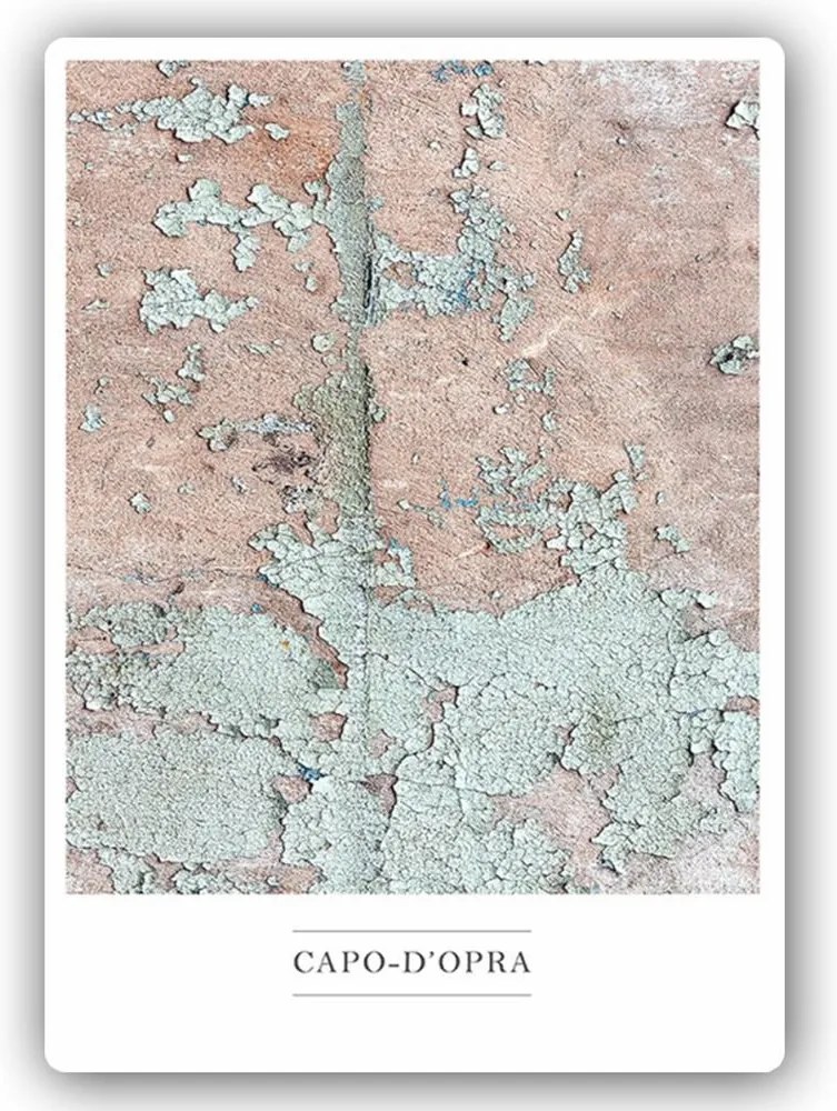 CARO Tablou metalic - Abstraction 18 40x60 cm