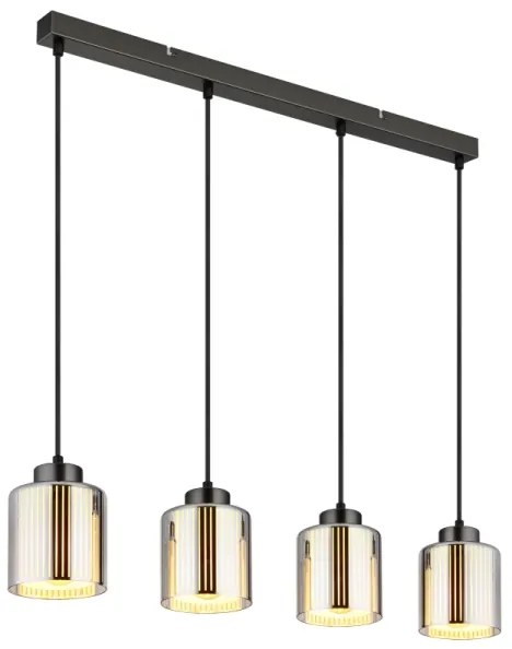 Lustră pe cablu Globo 16056-4H FELICIA 4xE27/60W/230V