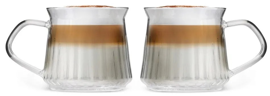 Căni 2 buc. pentru cappuccino/cu perete dublu 320 ml Mia – Vialli Design