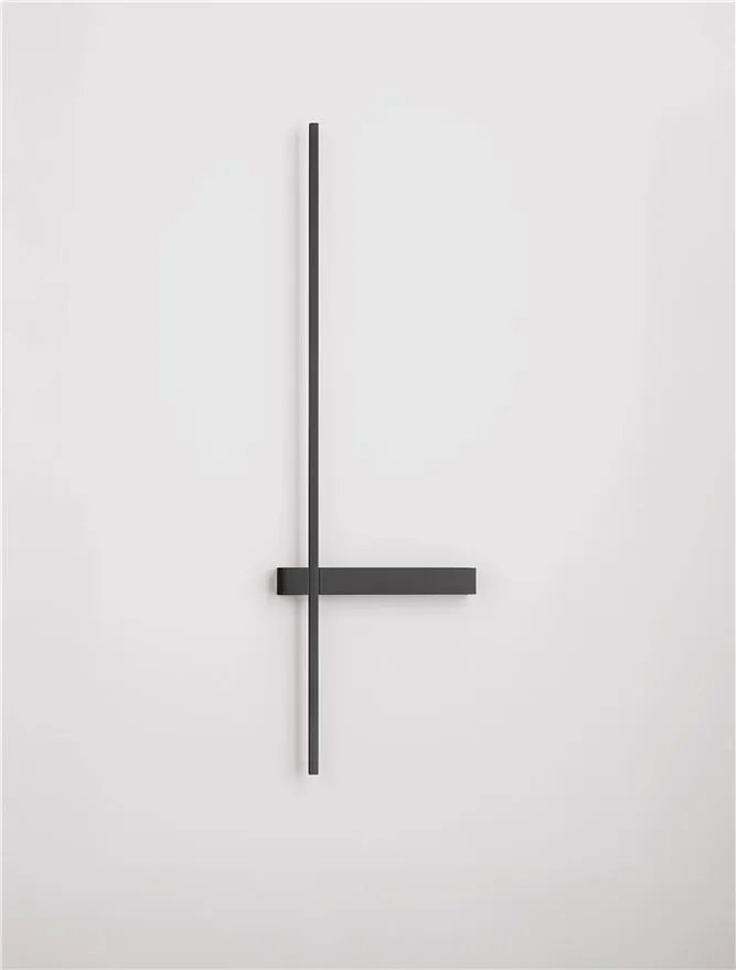 Aplica ambientala LED CCT DANESSA negru 73cm