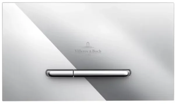 Clapeta actionare rezervor WC incastrat, Villeroy&amp;Boch ViConnect, crom, 92218061