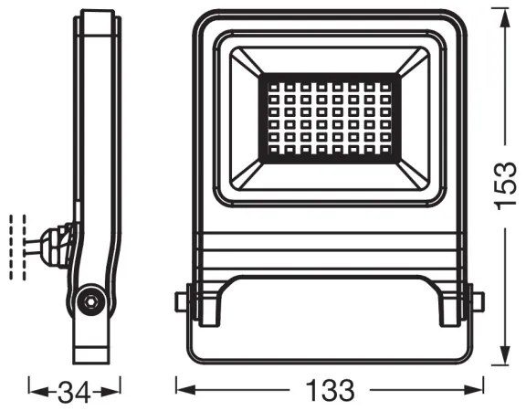 Osram - Proiector LED ENDURA, 30W, 230V, 3000K, IP65