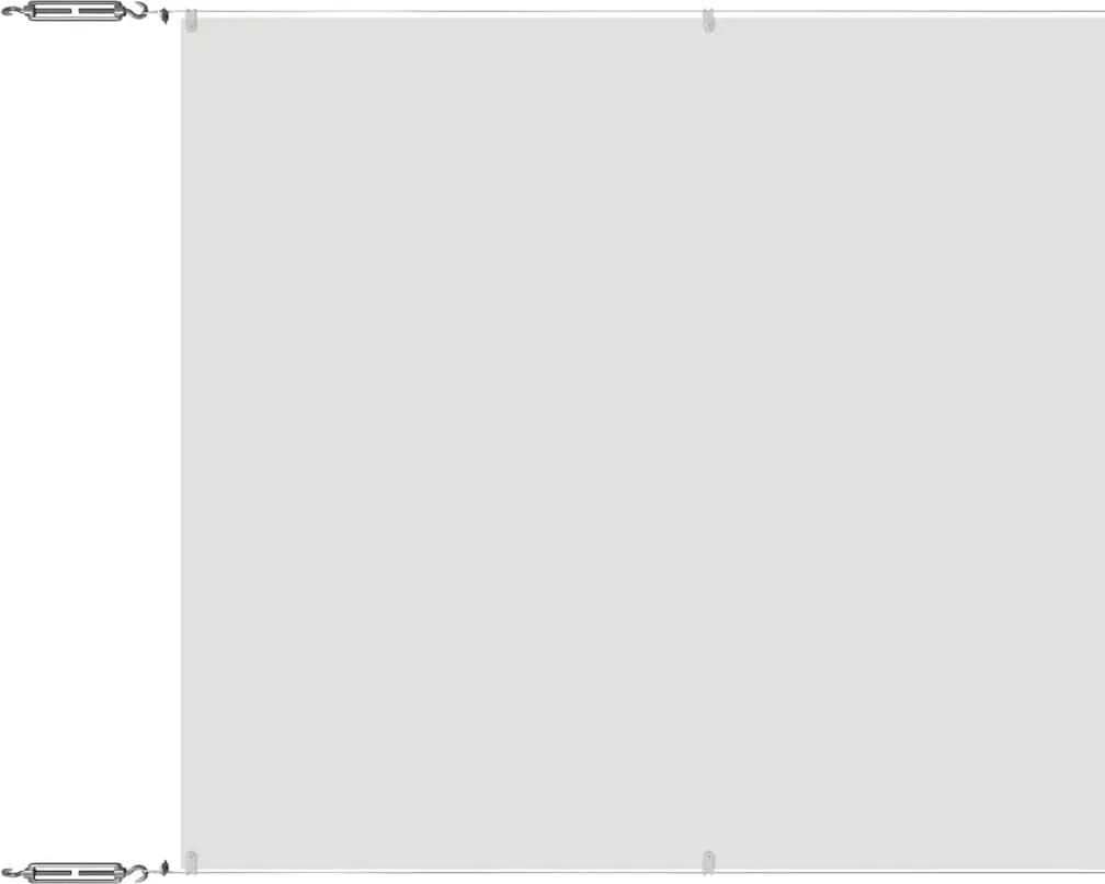 vidaXL Copertină verticală, alb, 100x1200 cm, țesătură Oxford