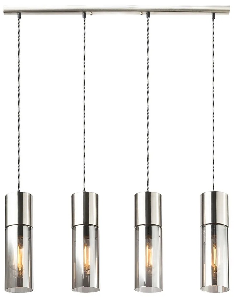 Lustra moderna cu 4 pendule ANNIKA nickel 21000-4HN GL