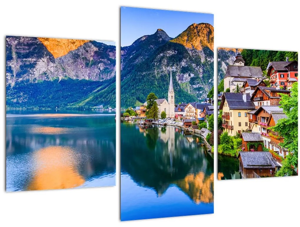 Tablou - Sat alpin (90x60 cm)