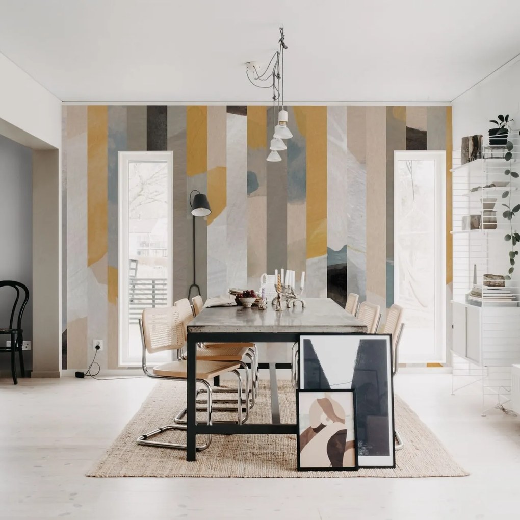 Fototapet, Paint Stripes, Soft, Rebel Walls