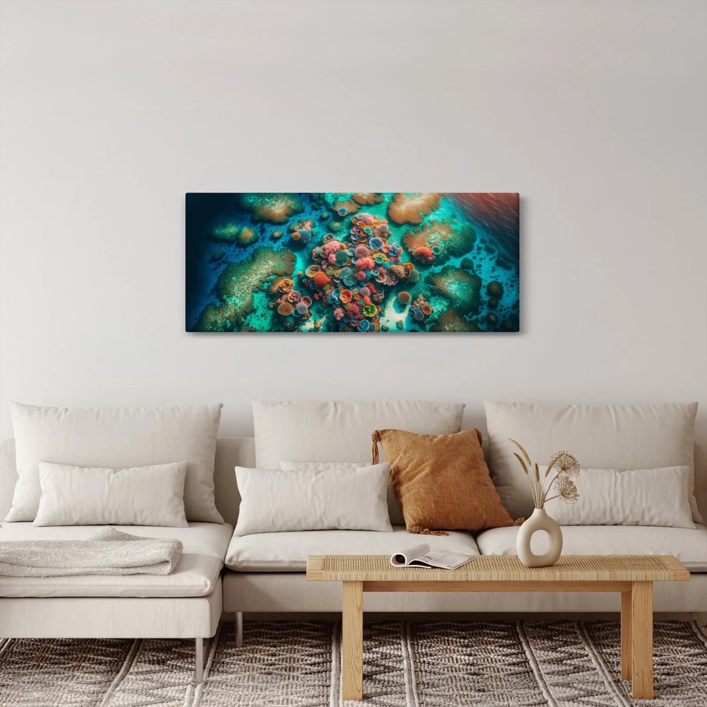 Tablou - Priveliște spre mare (120x50 cm)