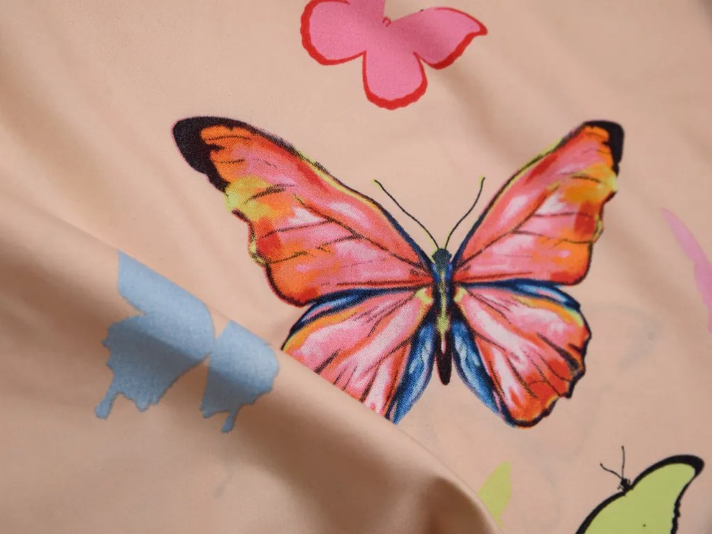 Set 2 huse de perna ORANGE BUTTERFLY 40x50 cm