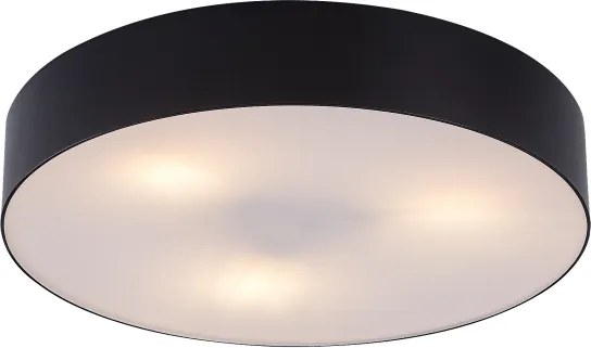 Rabalux 75066 - Plafonieră de exterior DOLEN, 3xE27/9W/230V, Ø 39 cm, IP43, neagră