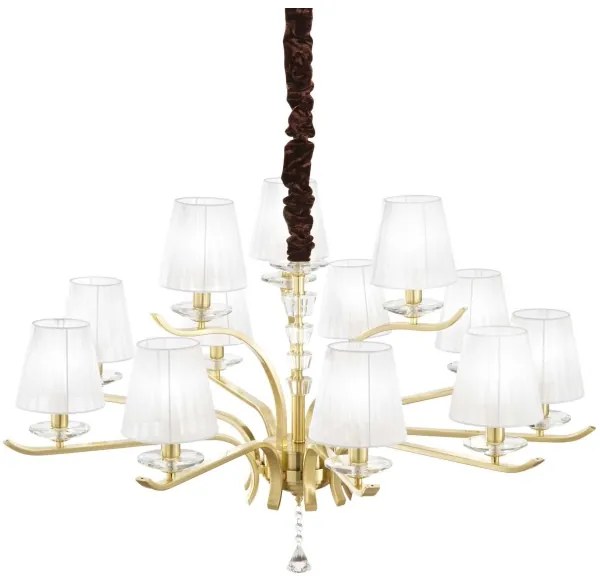 Lustră pe cablu Ideal Lux PEGASO 12xE14/40W/230V