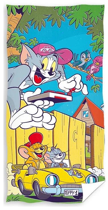 Prosop de plajă Tom & Jerry Lăţime: 70 cm | Lungime: 140 cm