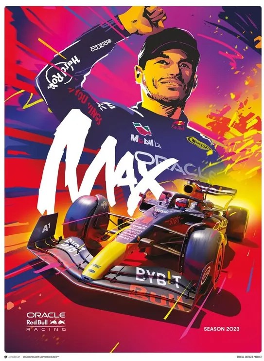 Imprimare de artă Max Verstappen 2023