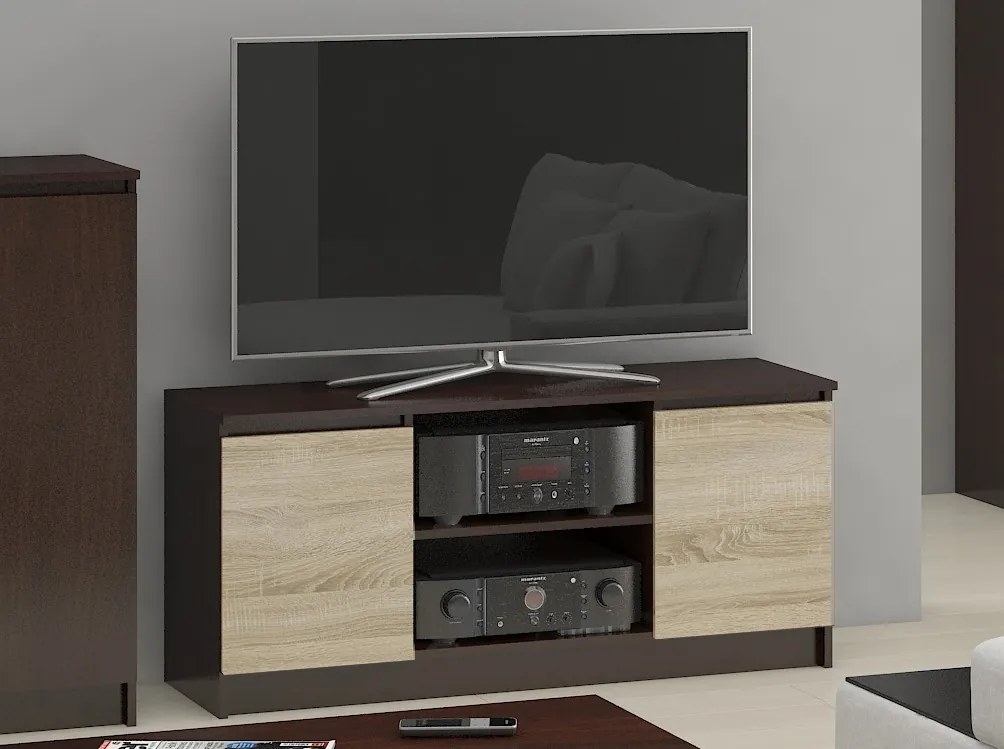 Măsuță TV Darian (wenge + Stejar sonoma). 1069383