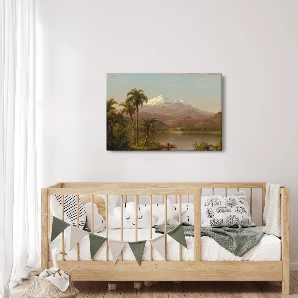 Tablou - Frederic Edwin Church, Tamaca Palms, reproducere (90x60 cm)