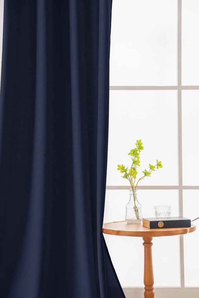 Draperie albastru inchis OXFORD LIGHT 140x250 cm Agatat: Rejansa