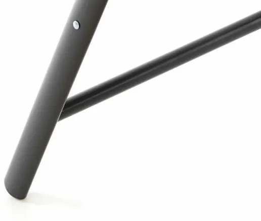 Set de două scaune reglabile de grădină - negru