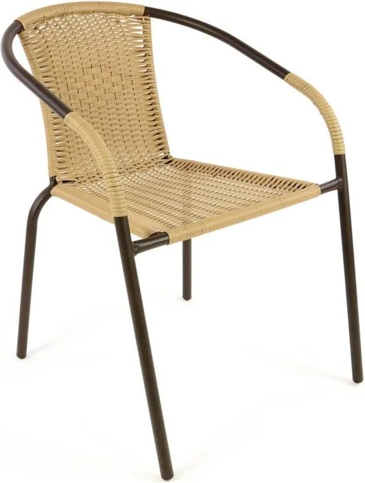 Scaun bistro de grădină - pliabil, bej