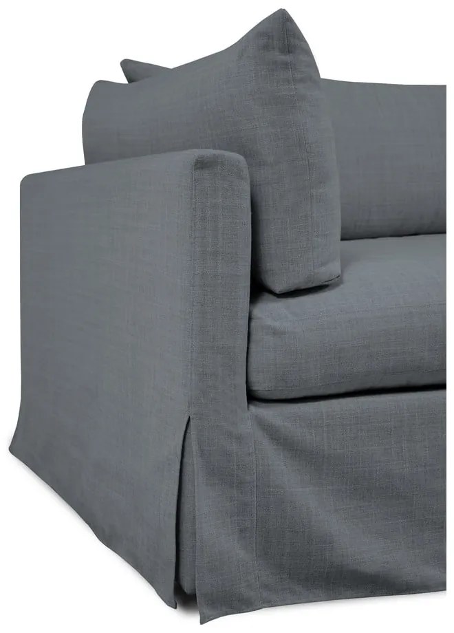 Canapea gri închis 244 cm Horn – Scandic