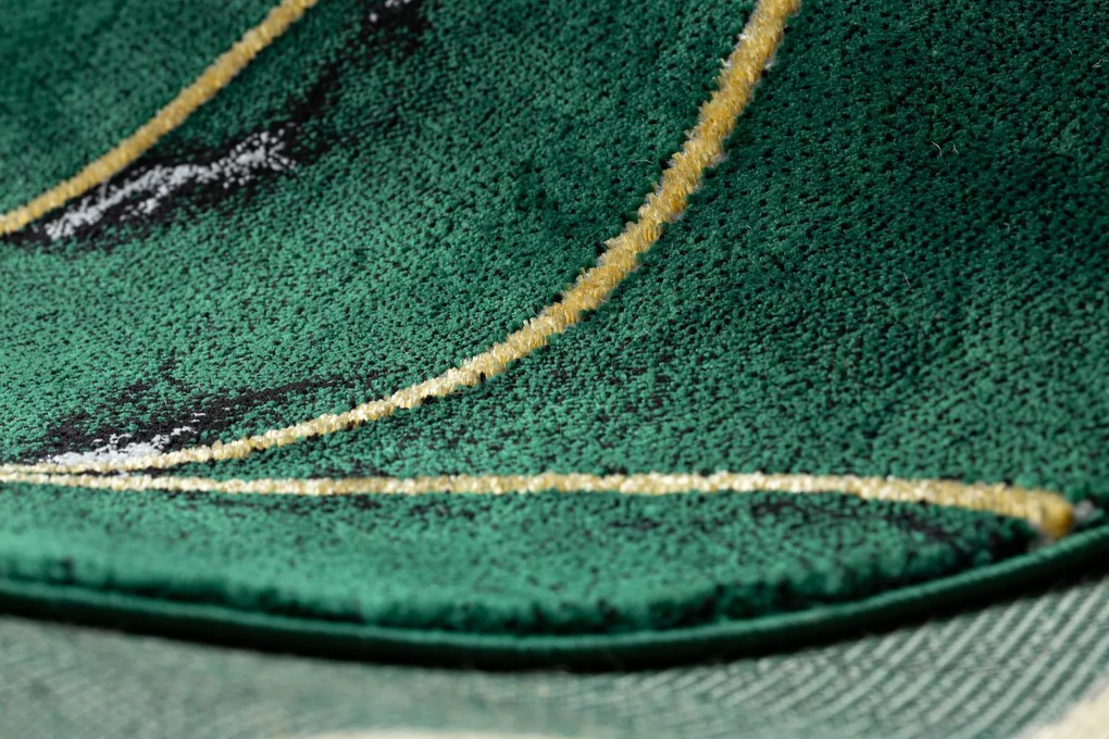 Exclusiv EMERALD covor 1016 glamour, stilat, art deco, marmură sticla verde / aur