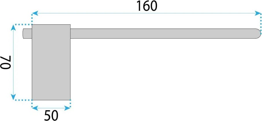 Suport hartie igienica Tomi 5809 auriu periat