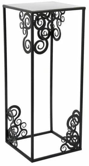 Suport pentru flori 60x24 cm, negru