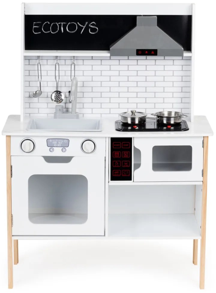 Bucătărie pentru copii din lemn cu lumini și sunete