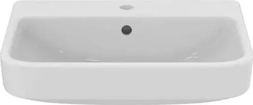 Lavoar semiincastrat Ideal Standard i.life B alb lucios 55 cm cu orificiu baterie si preaplin