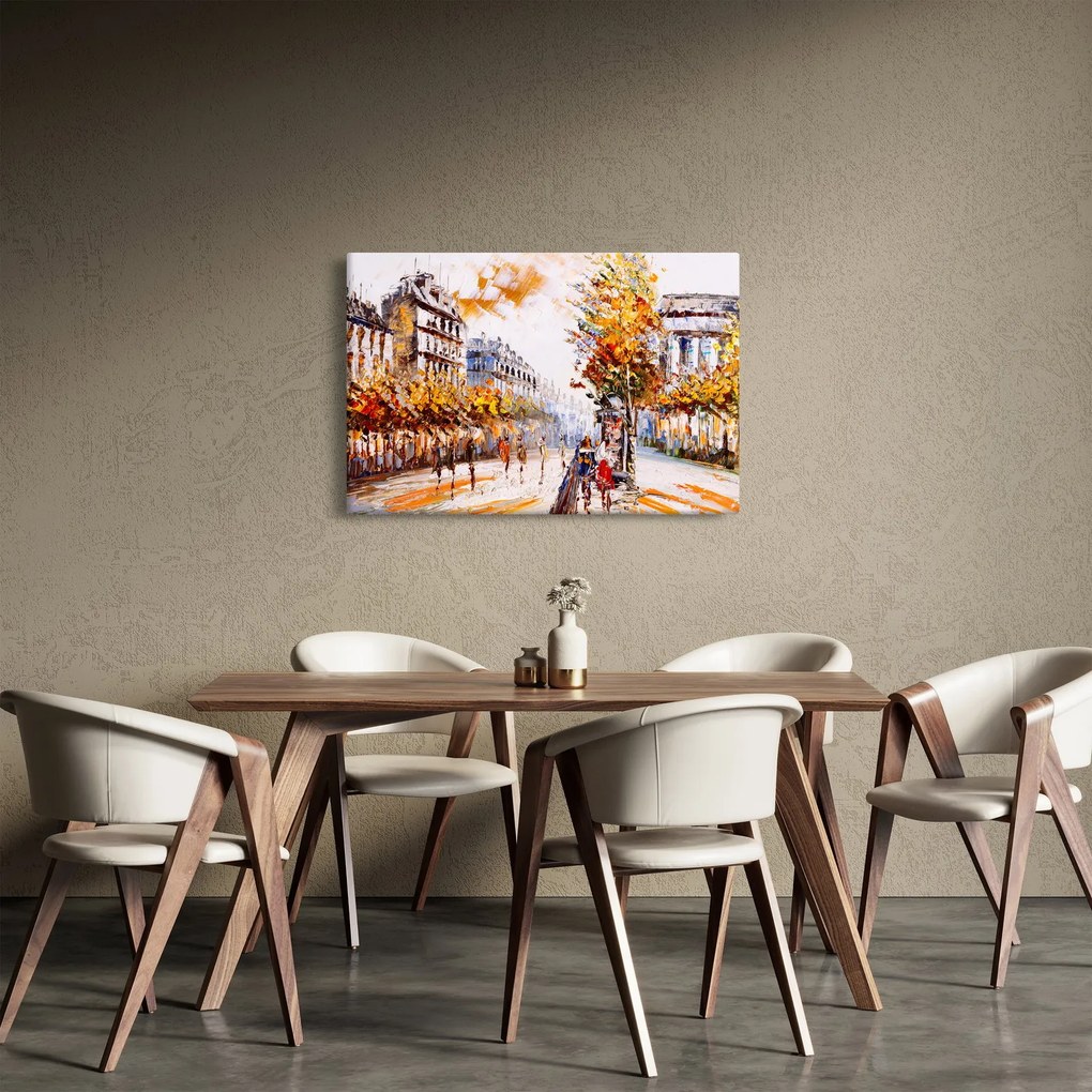 Tablou - Strada din Paris (90x60 cm)