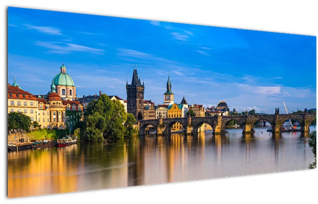 Tablou cu podul Carol (120x50 cm)