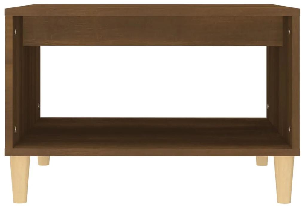 Masuta de cafea, stejar maro, 60x40x50 cm, lemn compozit Stejar brun, 1