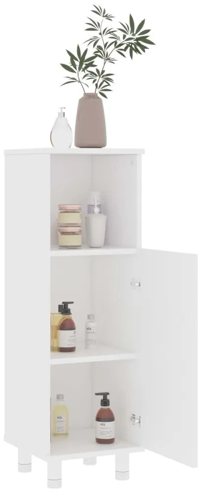 Dulap de baie, alb, 30 x 30 x 95 cm, PAL