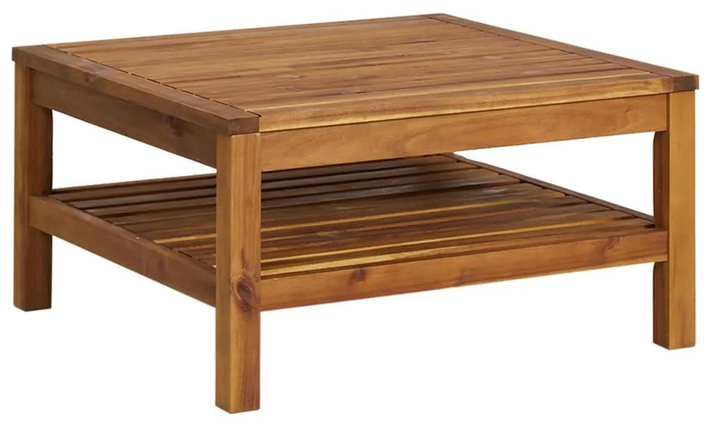 Set mobilier de gradina cu perne, 12 piese, lemn masiv acacia Morke gra, 3x colt + 5x mijloc + 2x suport pentru picioare + 2x masa, 1