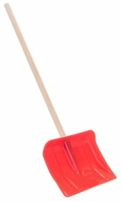 Lopata Hrablo 87cm lemn / plastic roșu