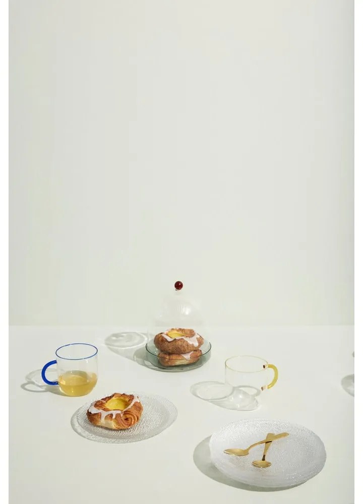 Farfurie pentru desert din sticlă ø 20 cm Fuyu – Hübsch