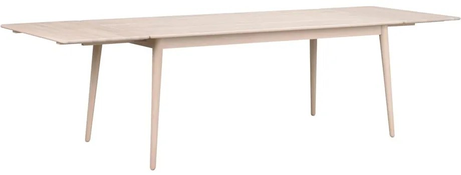 Masă de dining extensibilă din lemn masiv de stejar 180x90 cm Tyler - Rowico