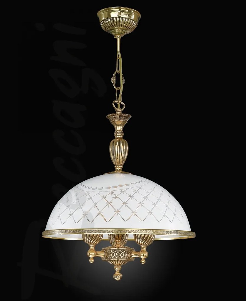 Lustra clasica alama/sticla realizat manual 7102
