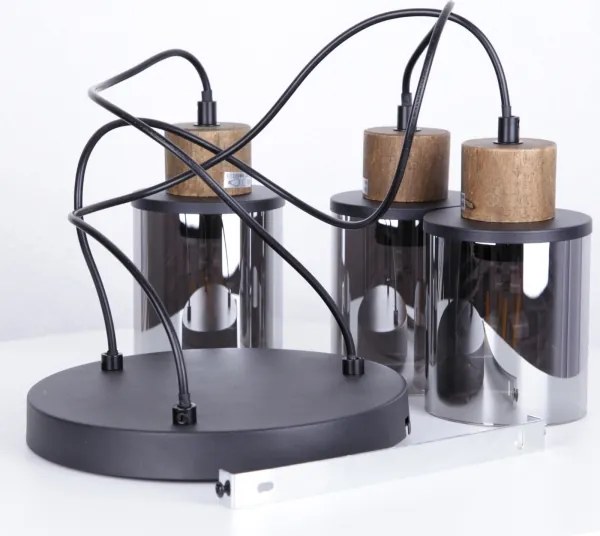 Lustră pe cablu REID 3xE27/15W/230V Globo 15707-3HR