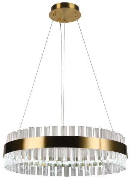 Brilagi - Lustră cu cristale LED dimabilă pe cablu HALO LED/40W/230V + telecomandă