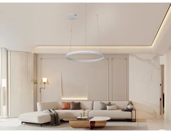 Lustră LED dimabilă pe cablu LED/42W/230V 3000-6500K + telecomandă