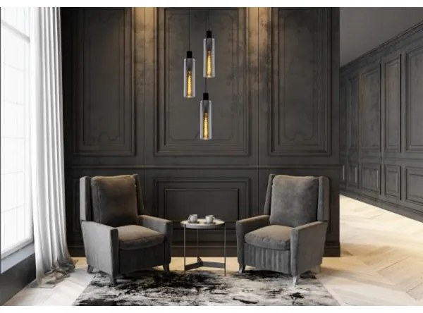 Lucide 74404/13/65 - Lustră pe cablu ORLANDO 3xE27/40W/230V