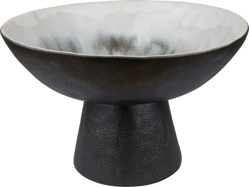 Bol negru/fildeș din gresie ø 31,5 cm By Hand – Mette Ditmer Denmark