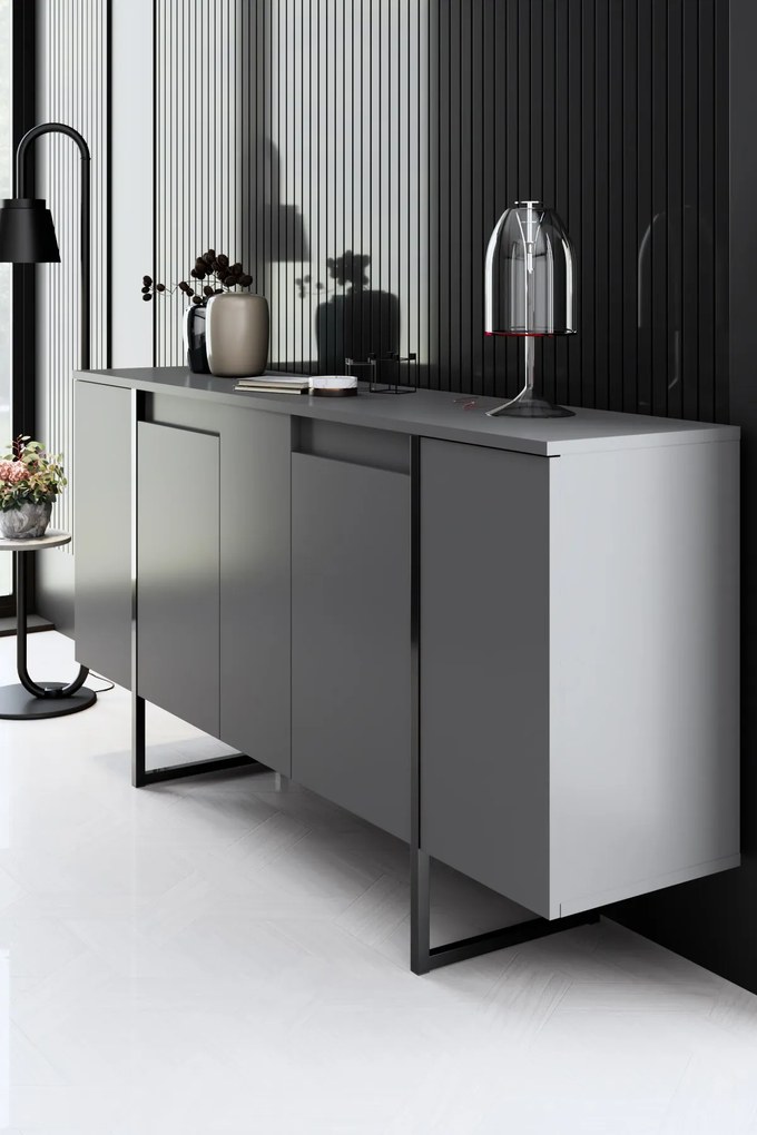 Dulap Luna (antracit + Negru). 1073567