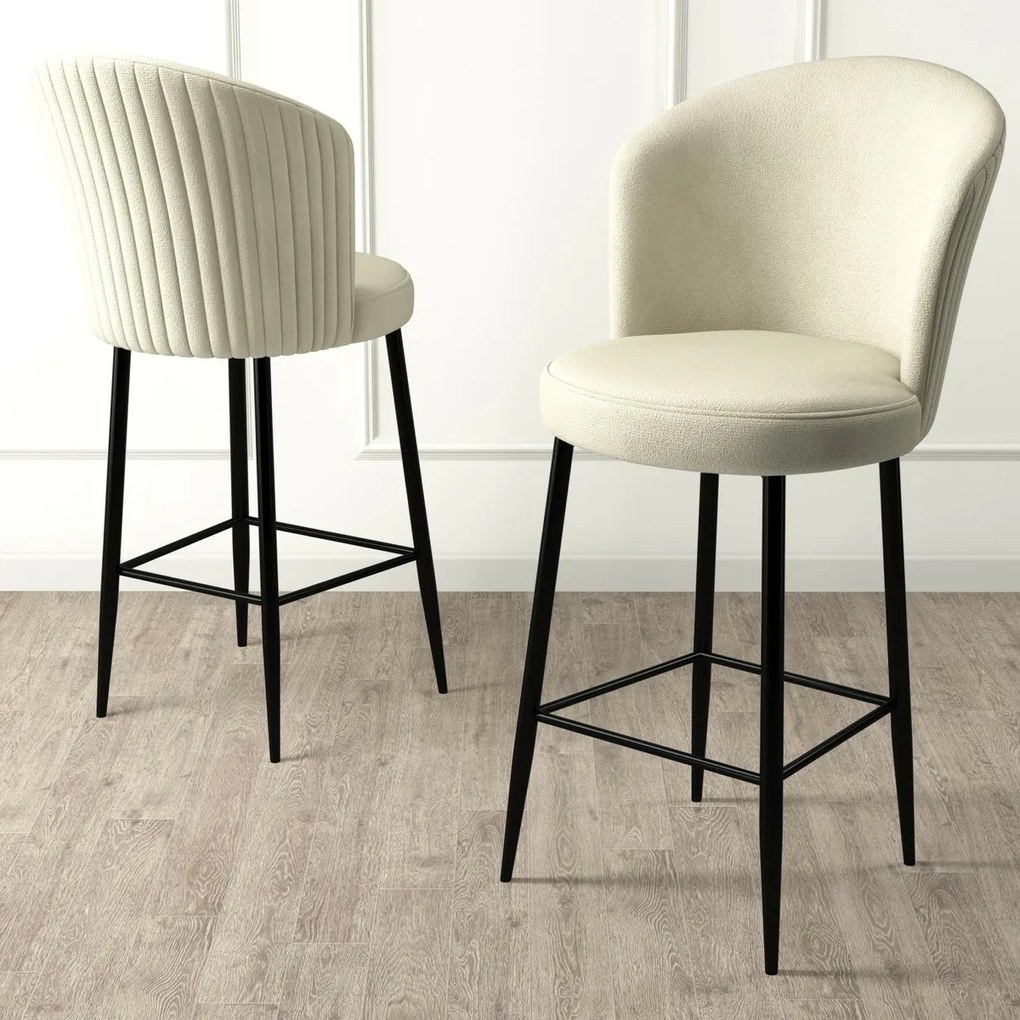 Set de scaune de bar Alte Cream, 4 buc., 4 buc