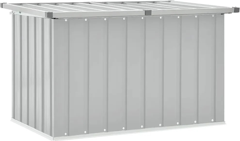 vidaXL Ladă de depozitare pentru grădină, gri, 109x67x65 cm