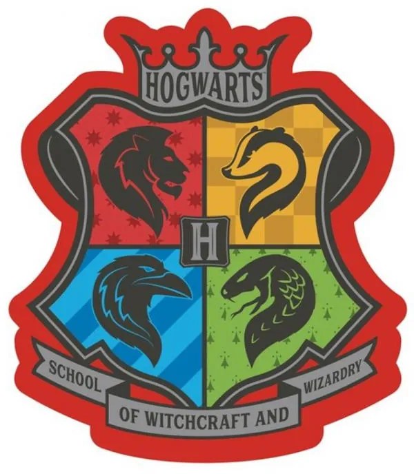Harry Potter Perna decorativă în formă de școală 33x31 cm