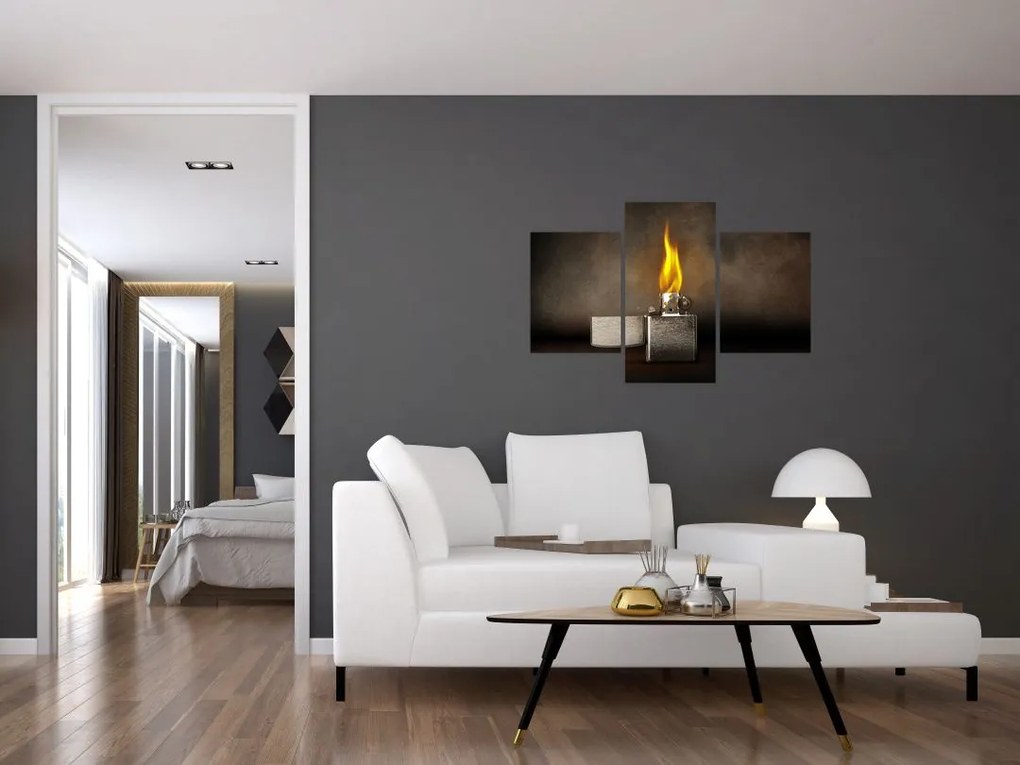 Tablou cu brichetă (90x60 cm)